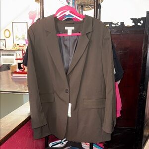 H&M Brown Blazer NWT